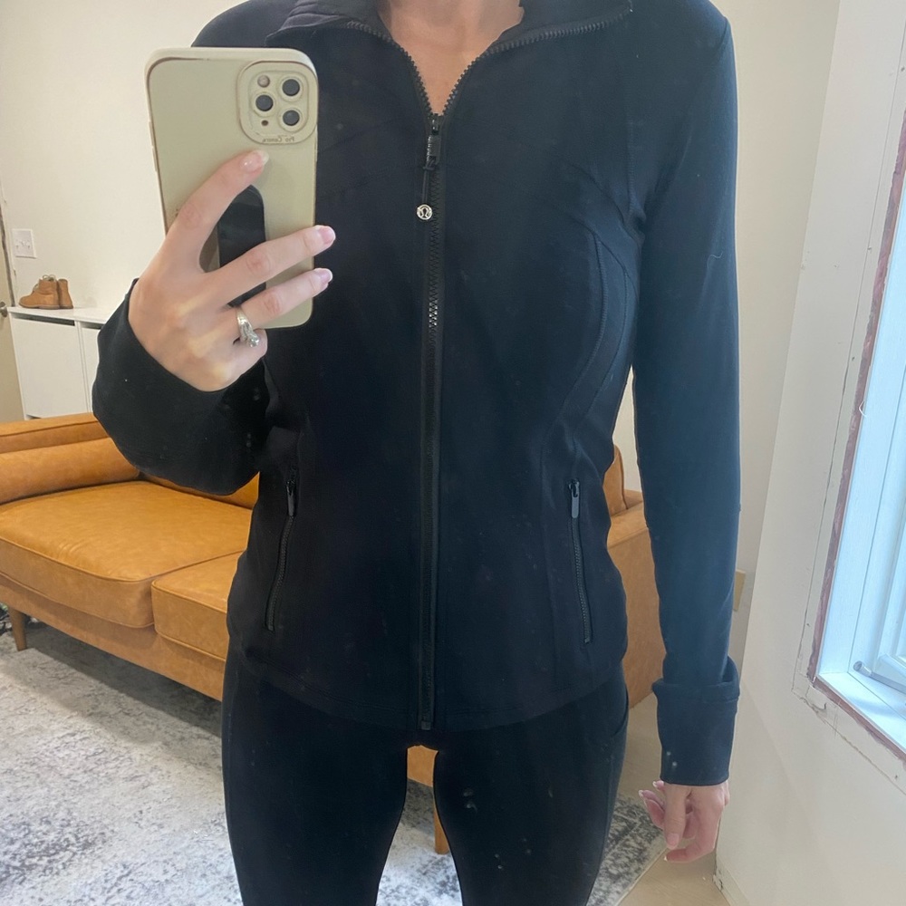 Black lulu lemon define jacket